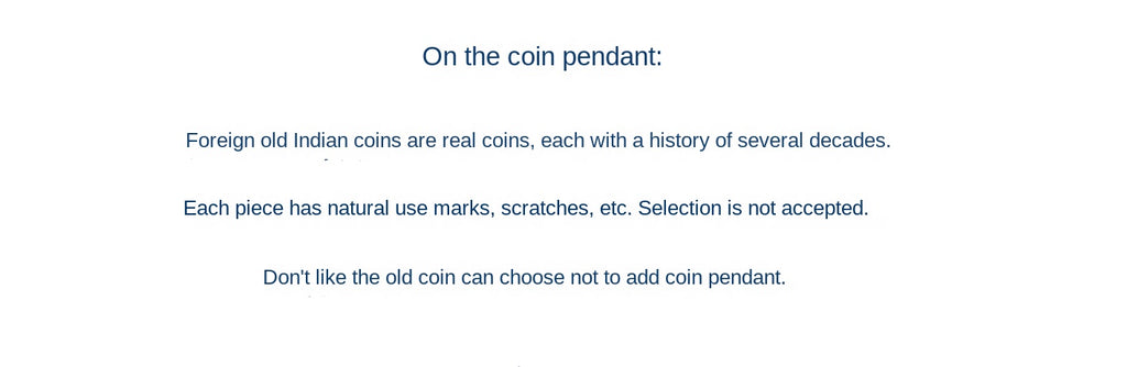 Original Indigo Dyed Indian Coin Woven Silver Bead Necklace Anchor Indigo Hand Rope