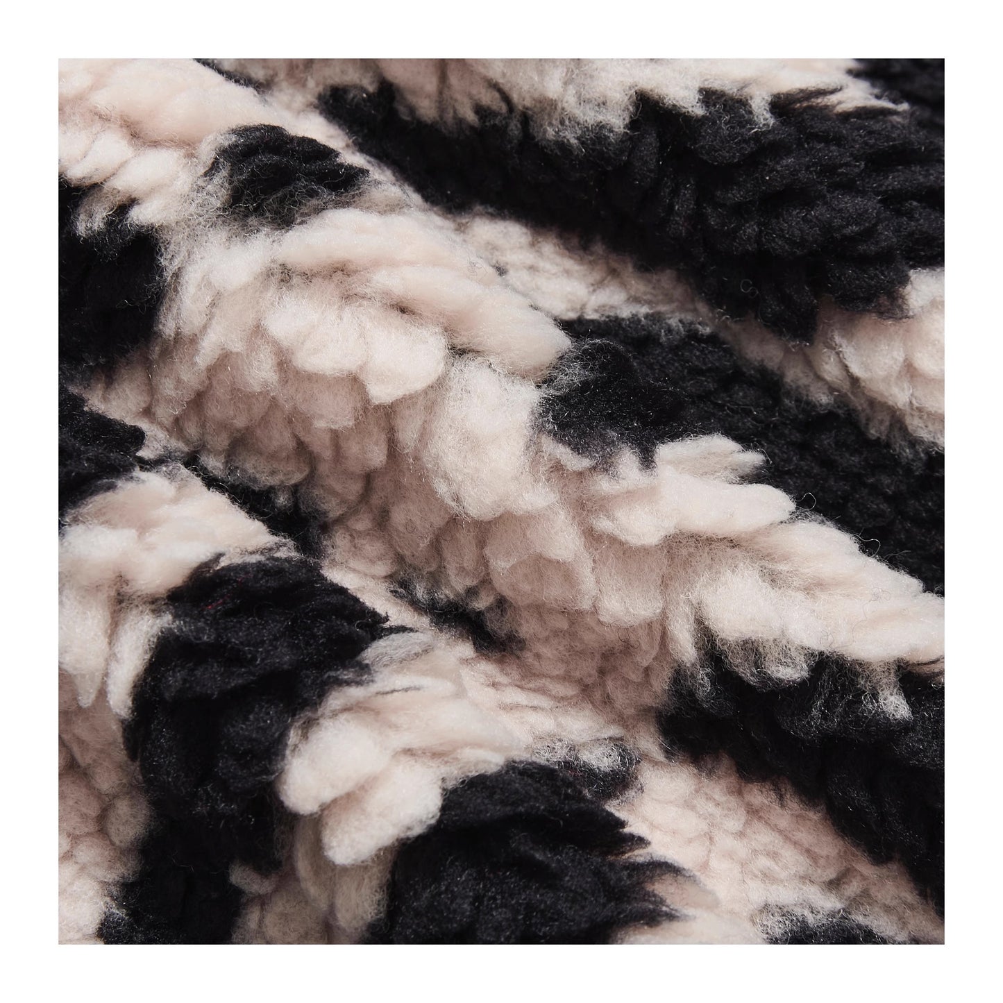 Reversible Lamb-Wool & Fleece Half-Turtleneck Jacket – KAPITAL 25AW (Unisex)