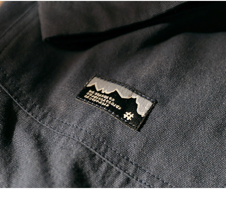 Men's Japanese Retro Reversible Cotton Robe Cardigan