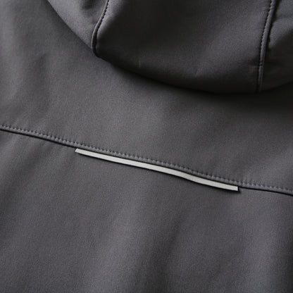 Men's Premium Fleece Thermal Soft Shell Jacket - Autumn Windproof Waterproof Thickened Hooded Coat