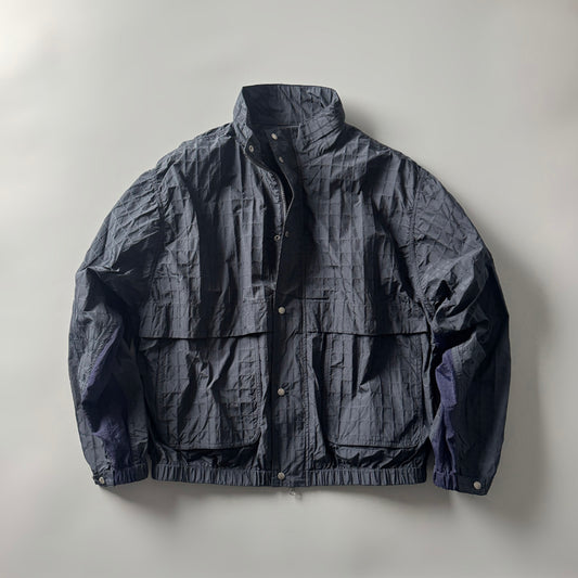 {{ American Vintage Mesh Plaid Jacket - Breathable Workwear Outdoor Coat – Japanese vintage | yamalin clothes | Yamalinclothes }}