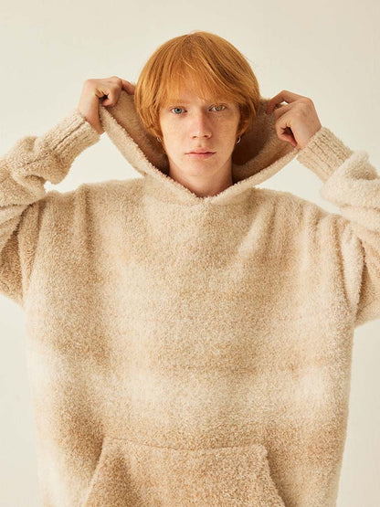 Medria Unisex Retro Colorful Hoodie - Guochao Loose Lazy Style Warm Sweatshirt