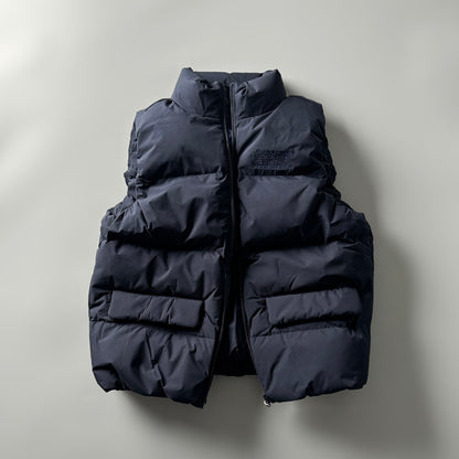 90% White Duck Down Mountain Vest - Fluffy Warm Outdoor Puffer (Unisex)
