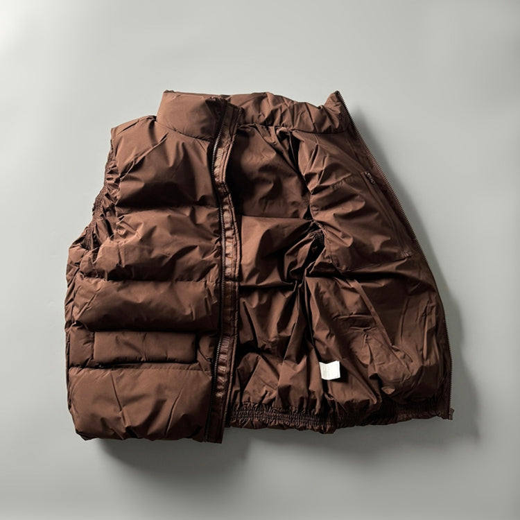 90% White Duck Down Mountain Vest - Fluffy Warm Outdoor Puffer (Unisex)