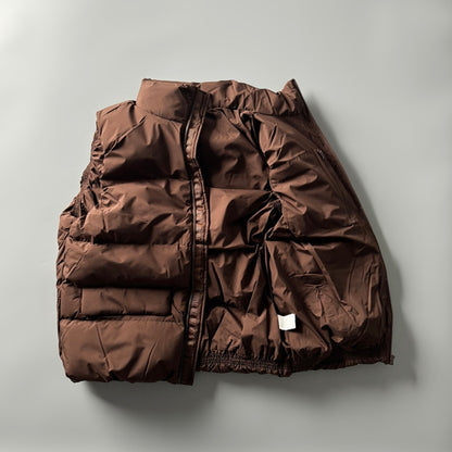 90% White Duck Down Mountain Vest - Fluffy Warm Outdoor Puffer (Unisex)