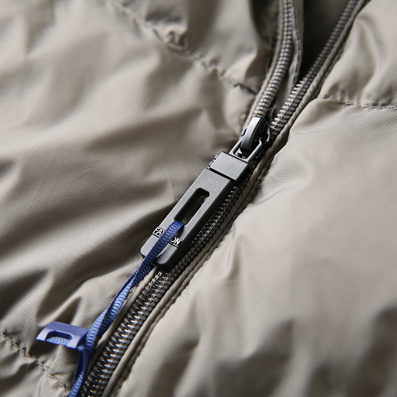 Men's Plus Size Lightweight High-Fluffy Down Jacket - Winter Stand Collar Warm Export Overstock Coat