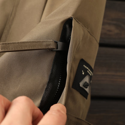 Men's Plus Size Cold-Resistant Hooded Cotton Jacket - Winter Thickened Windproof Warm Export Overstock Workwear Coat