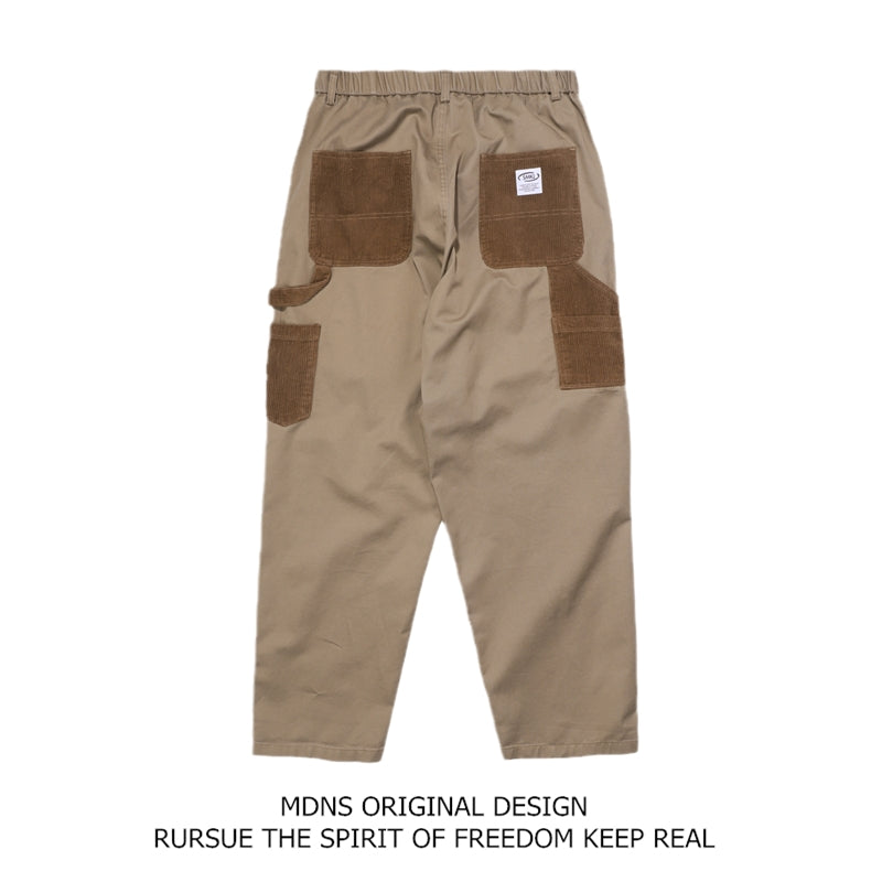 Japanese Cityboy Fashion Brand Loose Street Leisure Corduroy Trousers Washed All-Matching Straight Couple Overalls