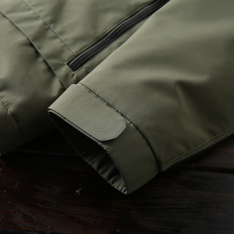 Men's Winter Outdoor 700 Fill Power Down Jacket - Windproof Waterproof Hooded Mid-Length Cold-Resistant Coat