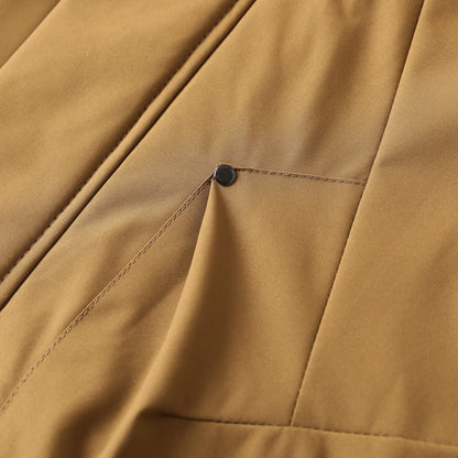 Men's Plus Size Euro-American Style Winter Jacket - Windproof Waterproof Hooded Thickened Cotton Coat