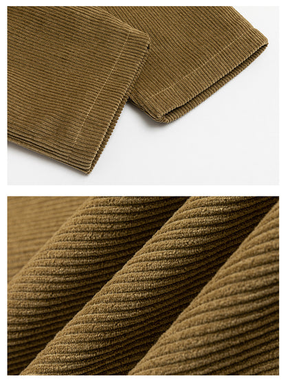 Hold Color American City Boy Corduroy Suit - Multi-Pocket Blazer (Unisex)