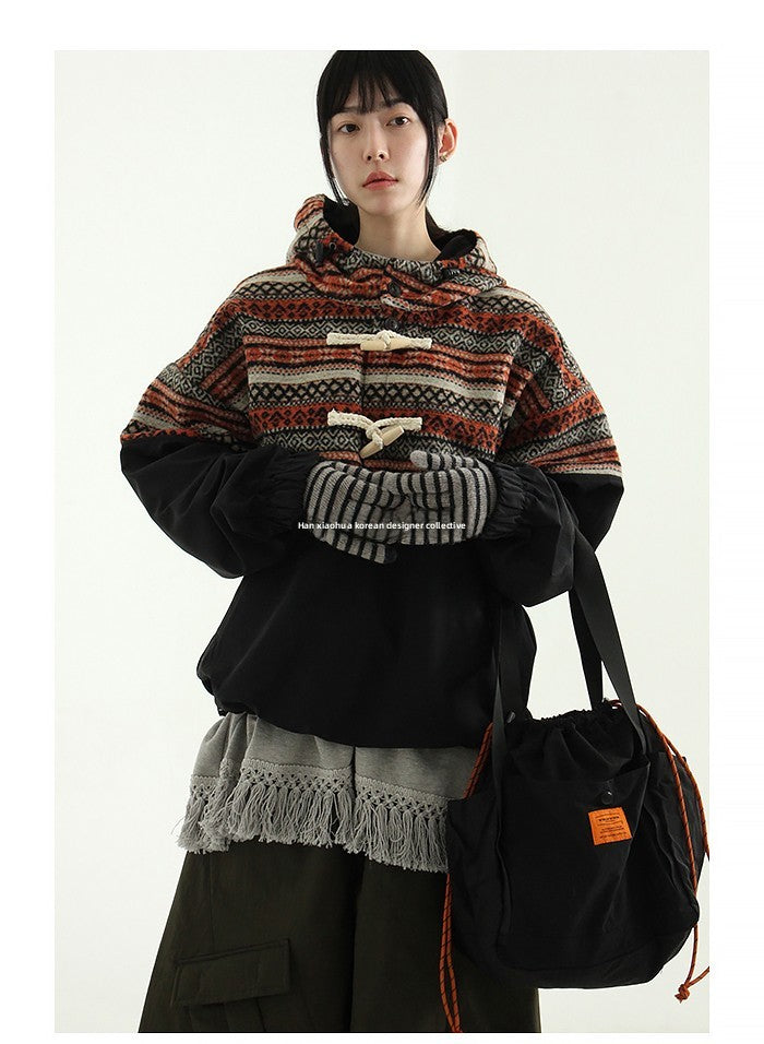 Nordic Toggle Button Hooded Anorak - 25AW Winter Jacket (Unisex)