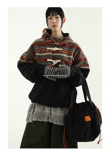 Nordic Toggle Button Hooded Anorak - 25AW Winter Jacket (Unisex)