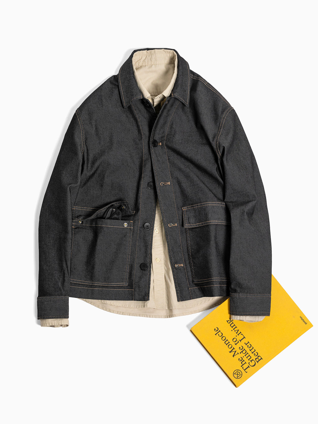 Spring and Autumn Premium Sports Denim Xinjiang Cotton Minimalist Zero Pressure Lightweight Denim Jacket