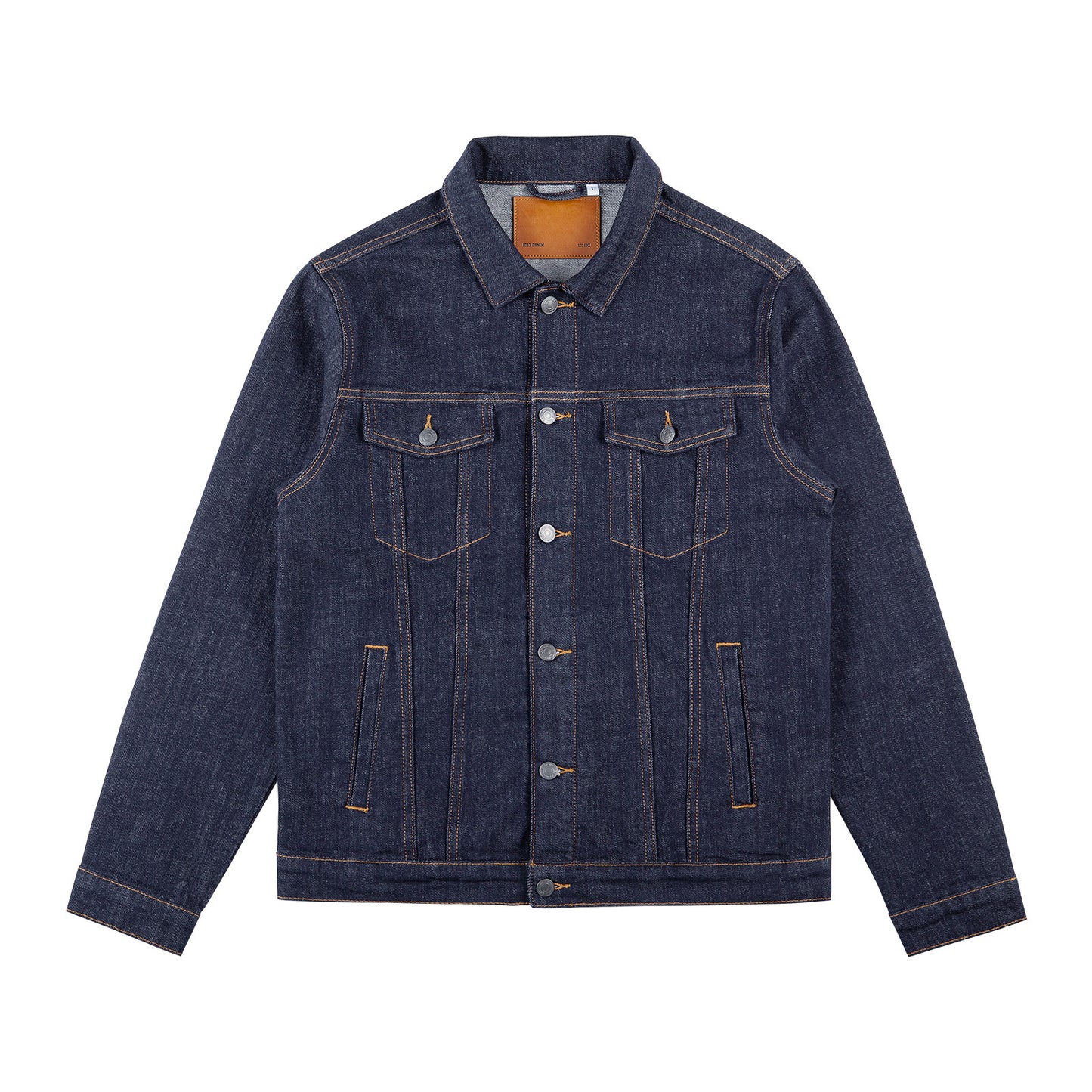 Classic Fade-Resistant Denim Jacket – Stretch Fit Casual Streetwear