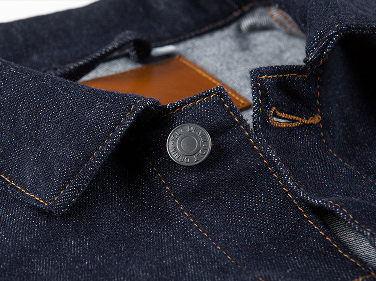 Classic Fade-Resistant Denim Jacket – Stretch Fit Casual Streetwear