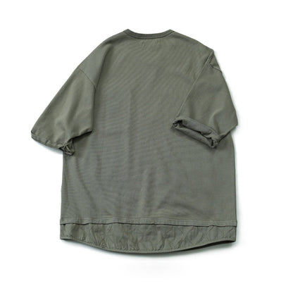 Vintage Patchwork Washed T-Shirt Men – Heavy Cotton Layered Oversized Streetwear Tee | Japanese vintage | yamalin clothes | Yamalinclothes