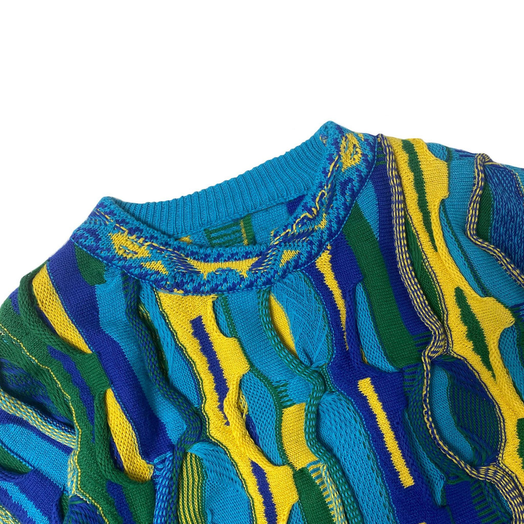 Japanese retro contrast color ethnic style knitted retro round neck pullover sweater s