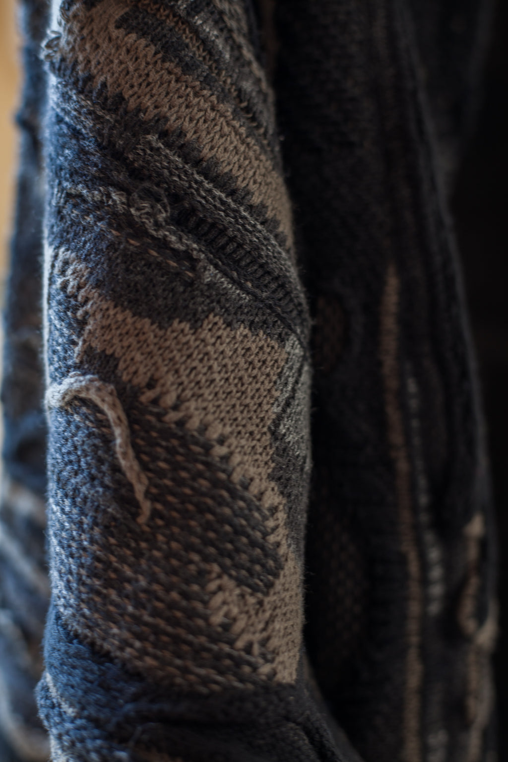 Vintage Anti-War cardigan clothes black sweater s