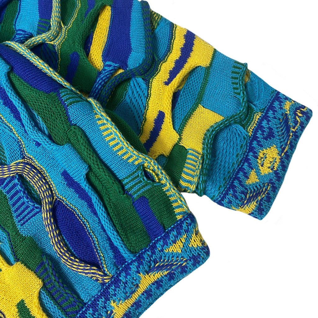 Japanese retro contrast color ethnic style knitted retro round neck pullover sweater s