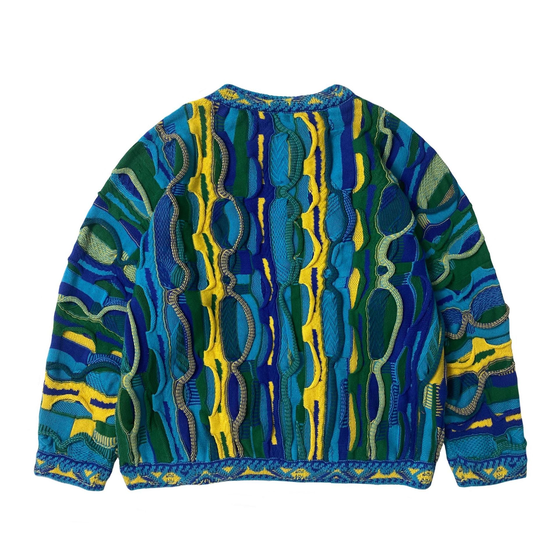 Japanese retro contrast color ethnic style knitted retro round neck pullover sweater s