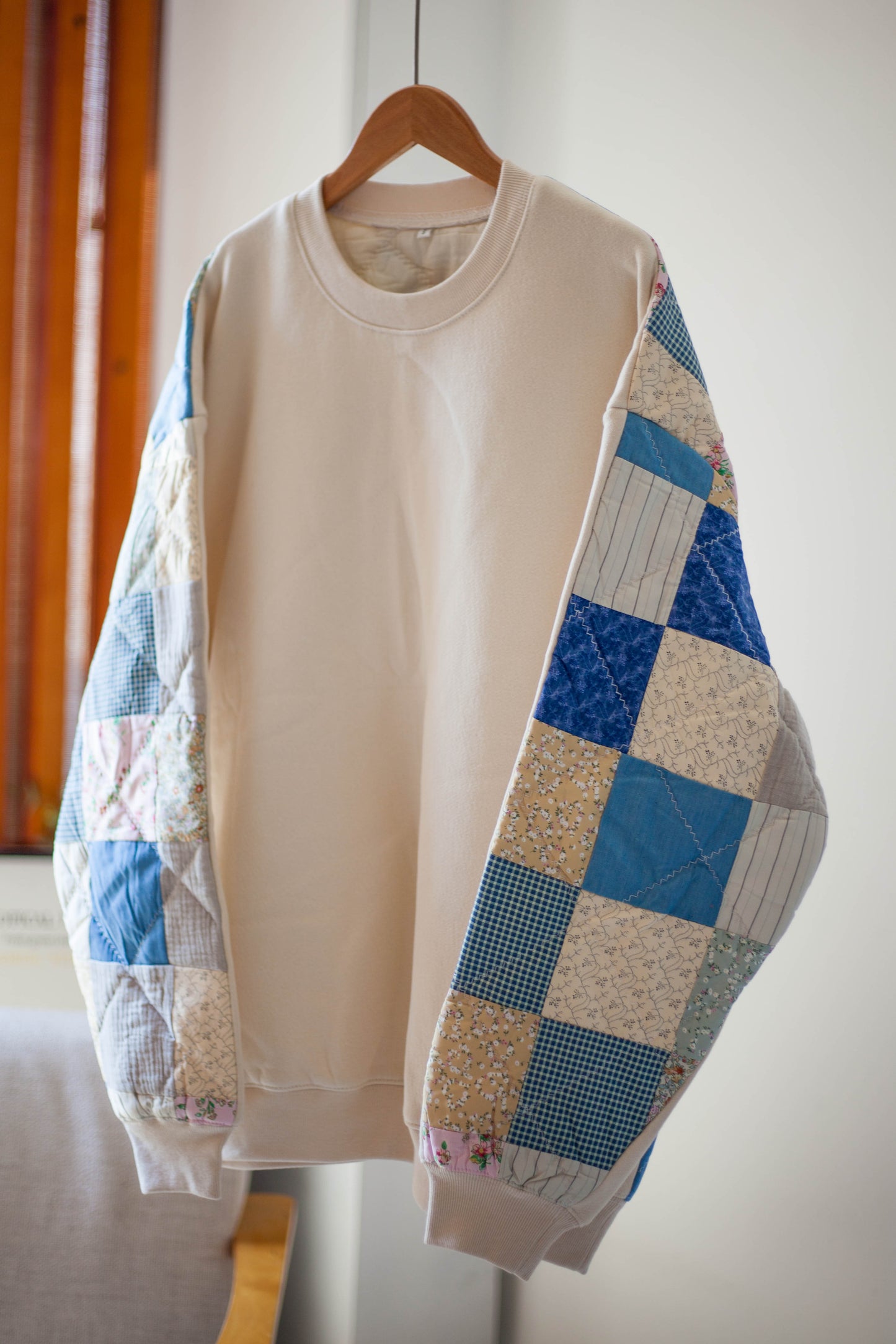 Japanese niche fashion brand retro plaid sweatshirt