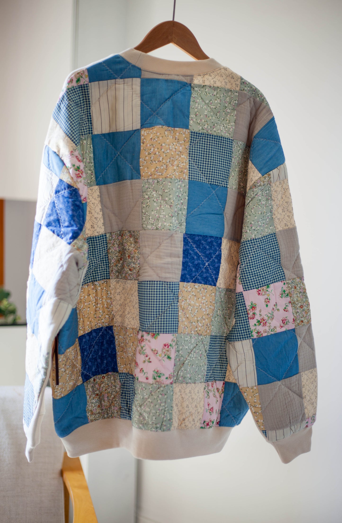 Japanese niche fashion brand retro plaid sweatshirt