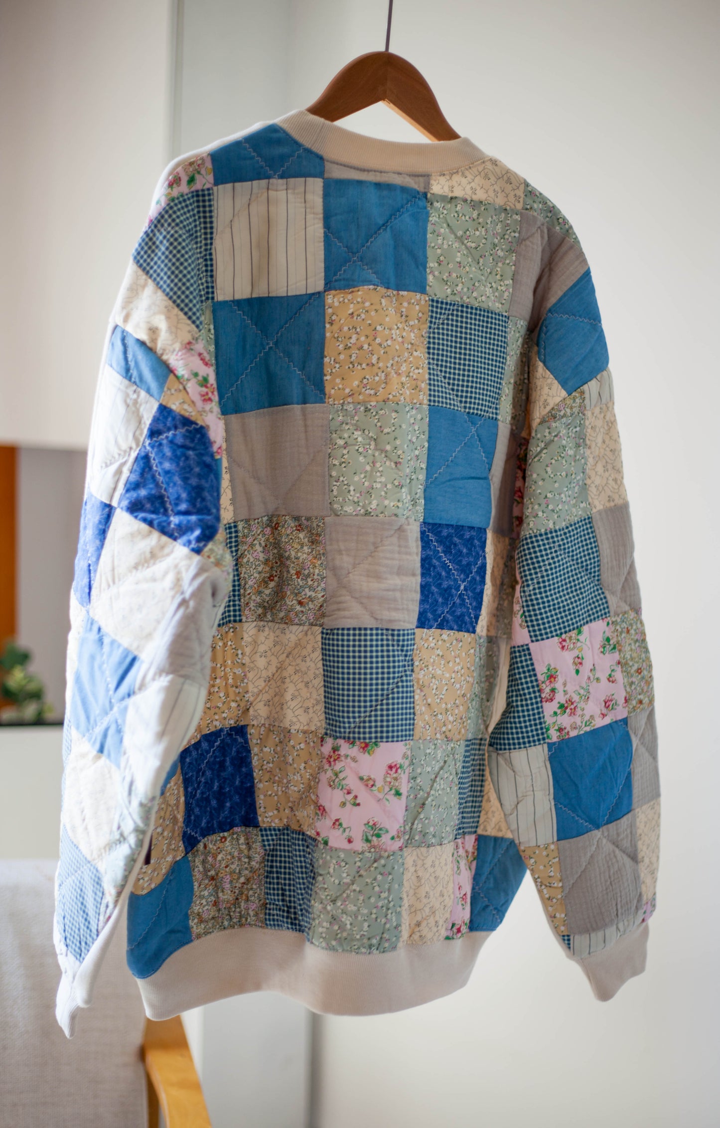 Japanese niche fashion brand retro plaid sweatshirt