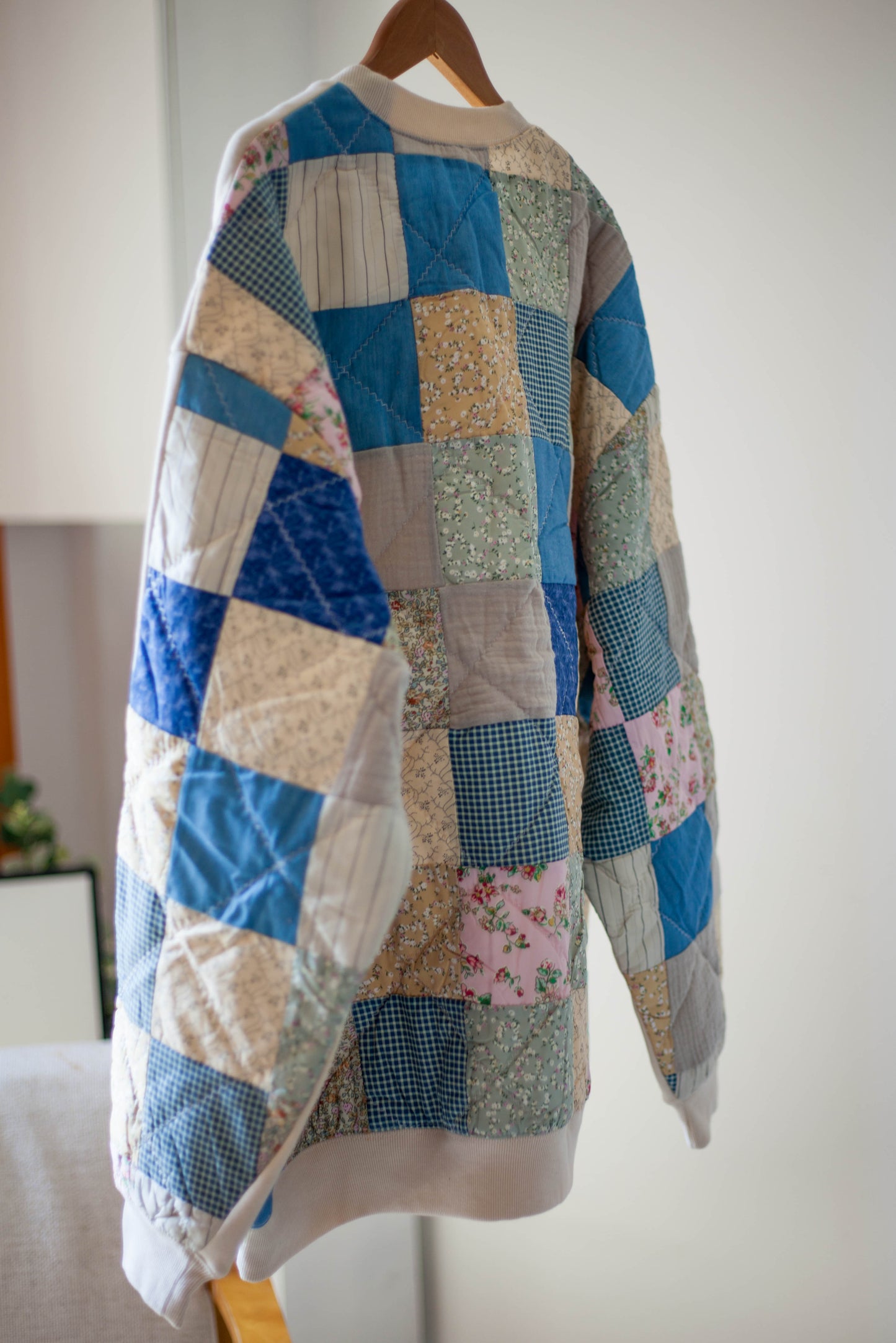 Japanese niche fashion brand retro plaid sweatshirt