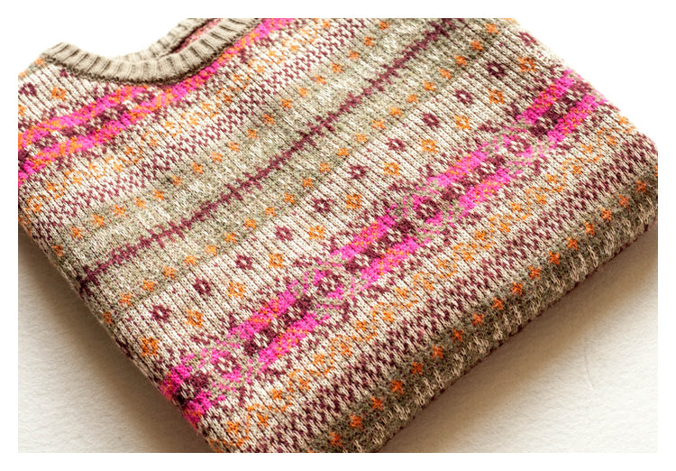 Japanese Vintage Skeleton Pattern Womens pullover sweater vest sweater s