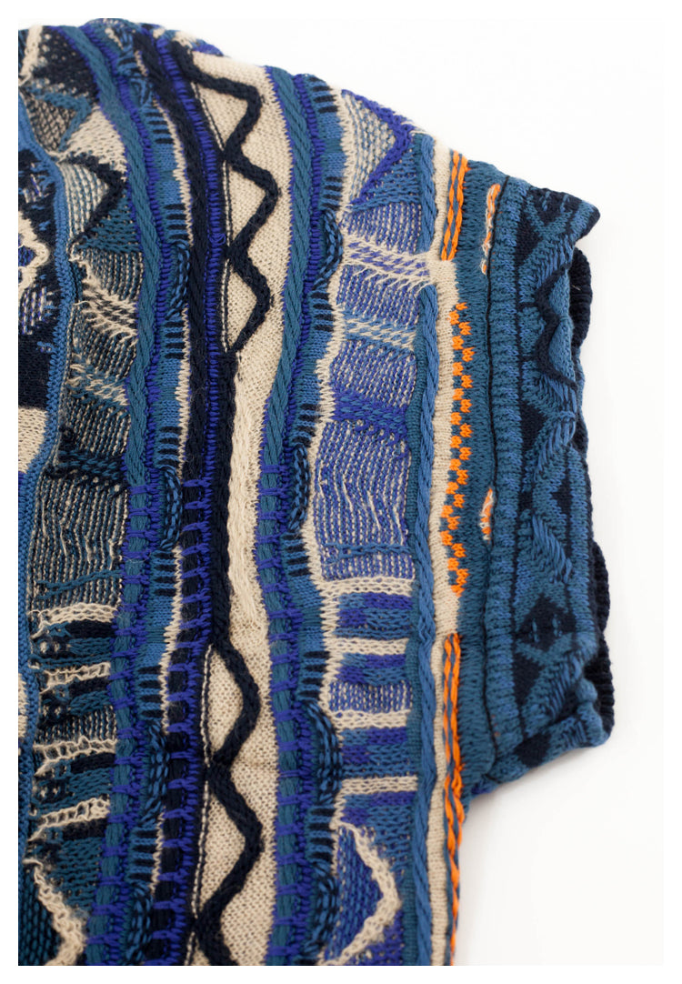 Japanese retro anti-war knitted sweater vest