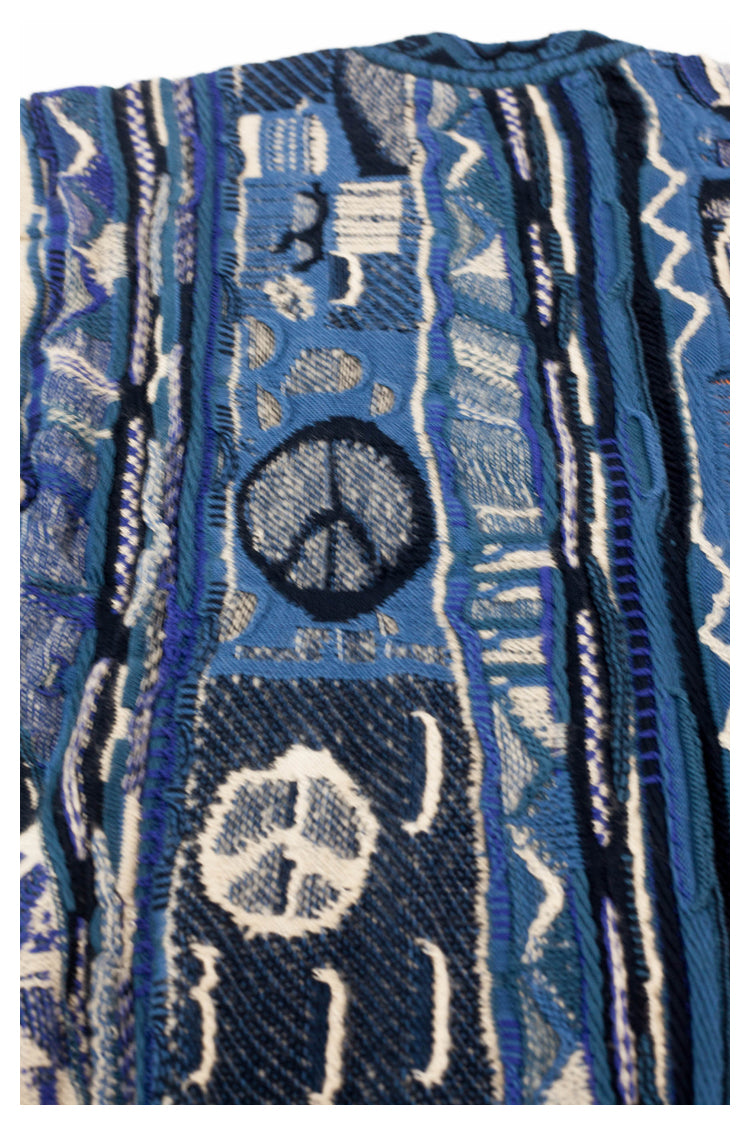 Japanese retro anti-war knitted sweater vest