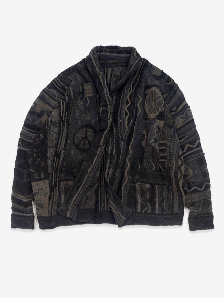 Vintage Anti-War cardigan clothes black sweater s