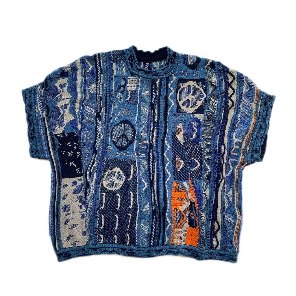 Japanese retro anti-war knitted sweater vest